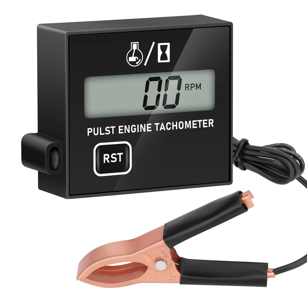 Linkstyle tachometer front display showing clear RPM reading for quick checks