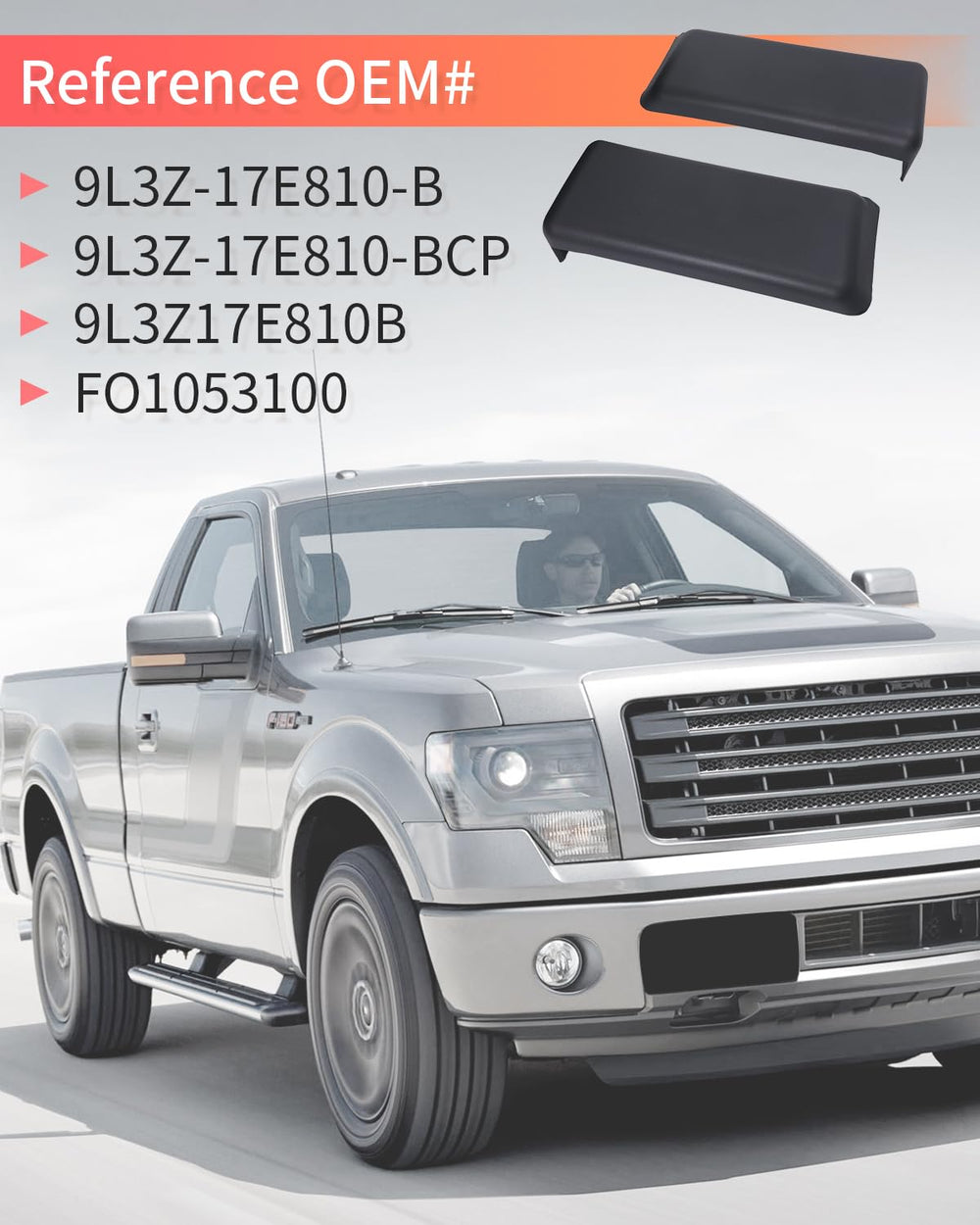 LINOAH bumper pad mounting points detail showing correct OEM alignment