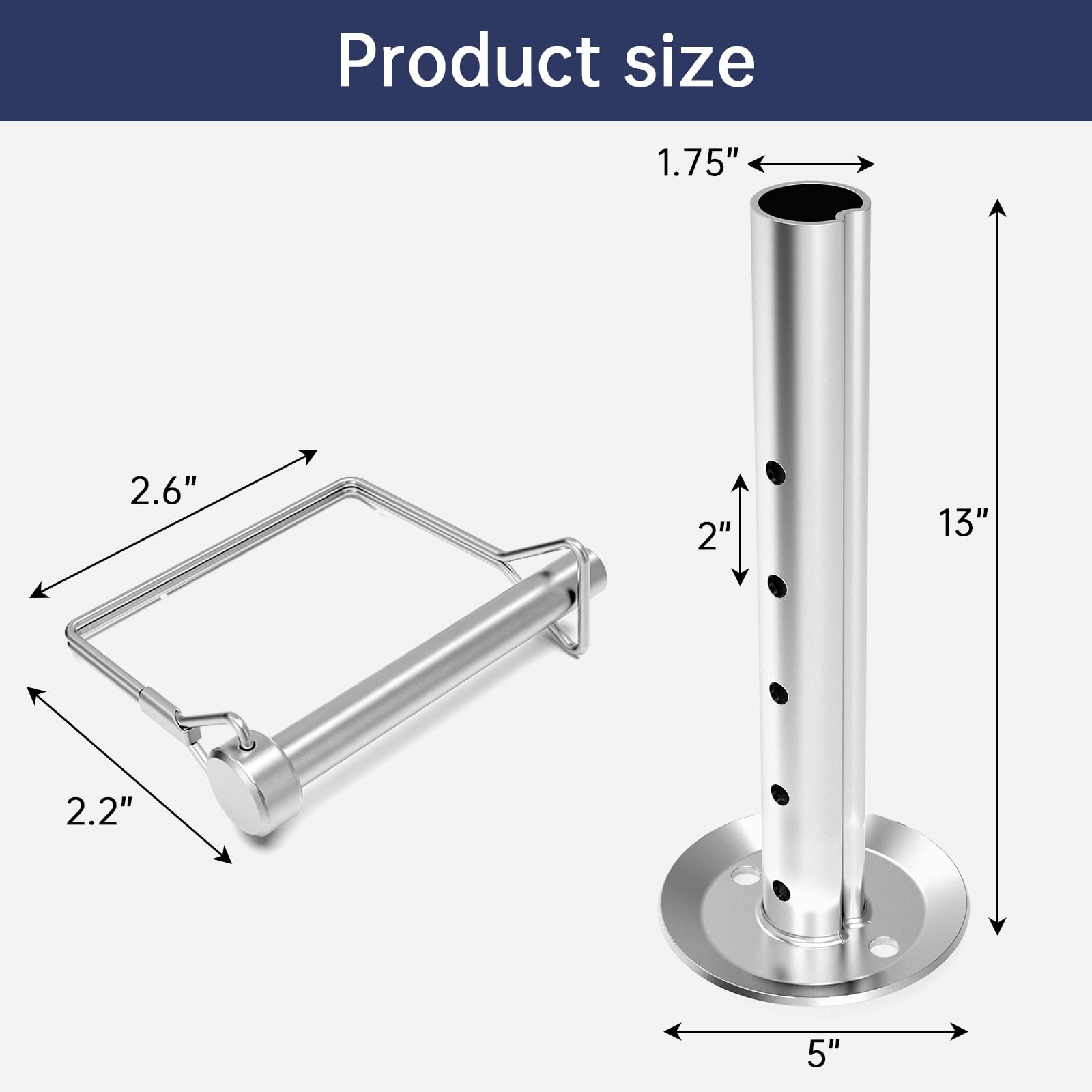 Linone foot base with drain hole preventing water accumulation benefit