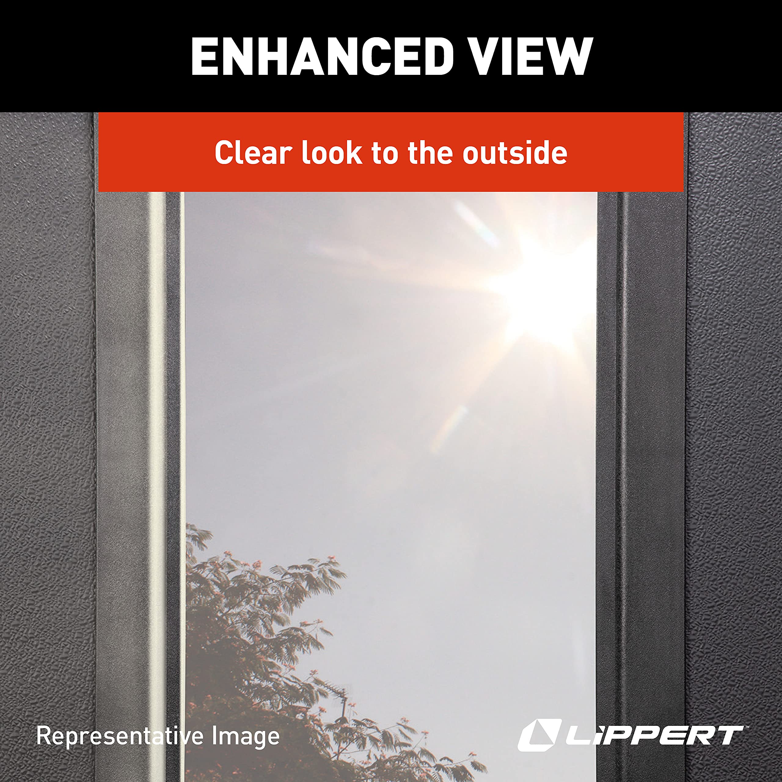 Lippert Components frame seal detail illustrating weather protection and moisture resistance