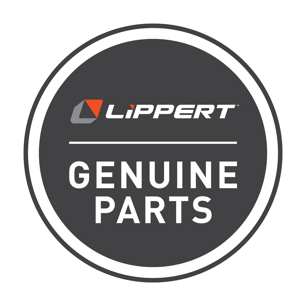Lippert Components lifestyle image at campsite with entry door showcasing privacy benefit