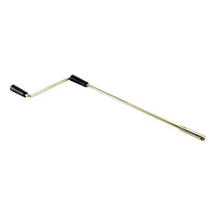 Lippert crank handle front view showing sturdy profile and easy grip benefit