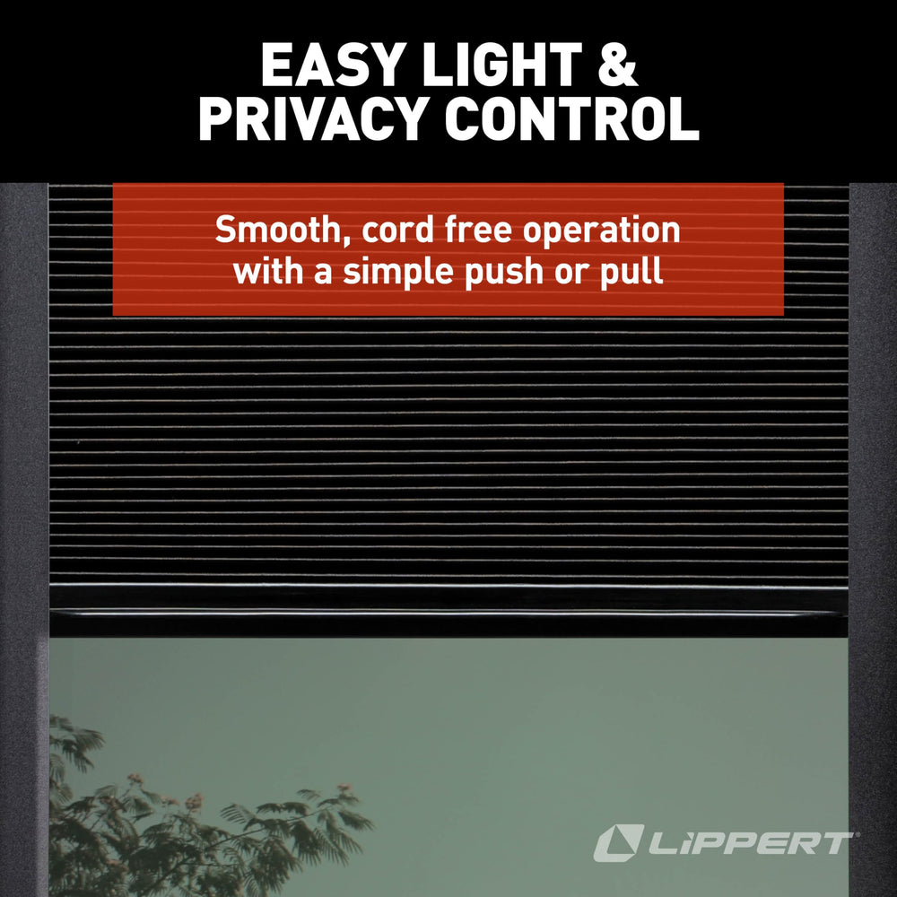 Lippert EcoCell in an RV parked at a campground improving privacy and comfort