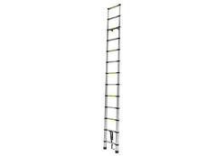 Lippert ladder closeup of 5/8 inch steel locking pin for secure hold