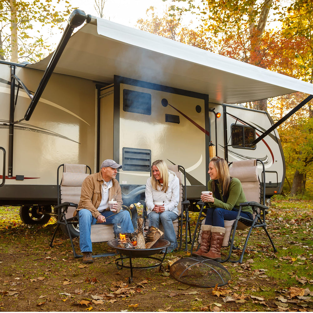 Lippert Radius mounted on travel trailer showing clean installation and accessibility