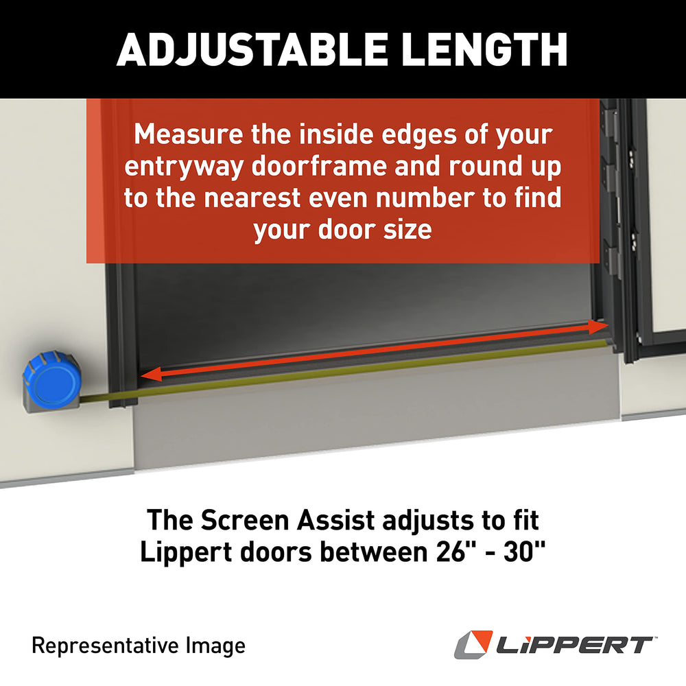 Lippert Components included mounting hardware and interior latch for quick installation