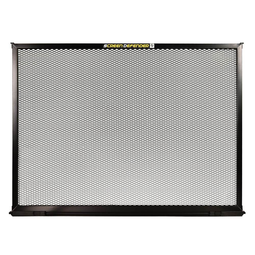Lippert Screen Defender powder-coated finish close-up showing durable scratch resistance