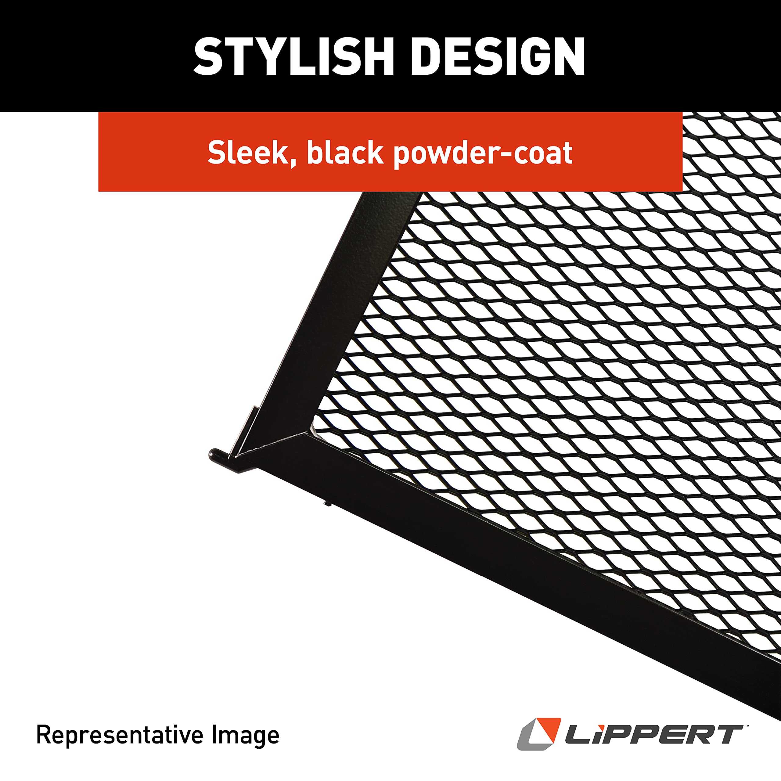 Lippert Screen Defender packaging with included fasteners for straightforward DIY install