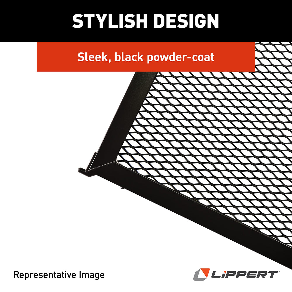 Lippert Screen Defender packaging with included fasteners for straightforward DIY install
