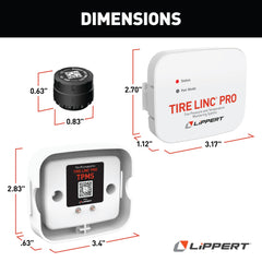 Lippert external stem sensor close-up illustrating durable construction and reliability