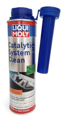 Liqui Moly bottle close-up of texture and cap, illustrating quality control