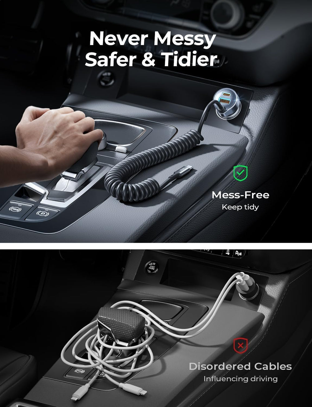 LISEN in a road trip setting charging multiple devices for uninterrupted power