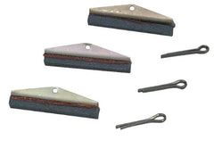 Lisle 10500 close-up of 240-grit square-ended stones for end-to-end honing