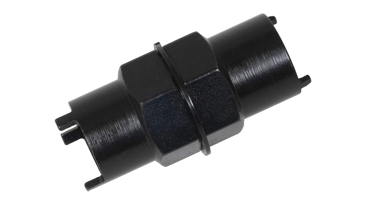 Lisle 29810 front view showing double-ended socket for secure nut removal