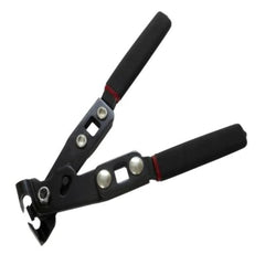 Lisle 30800 in-use compressing a CV boot ear clamp to create a secure, leak-resistant seal