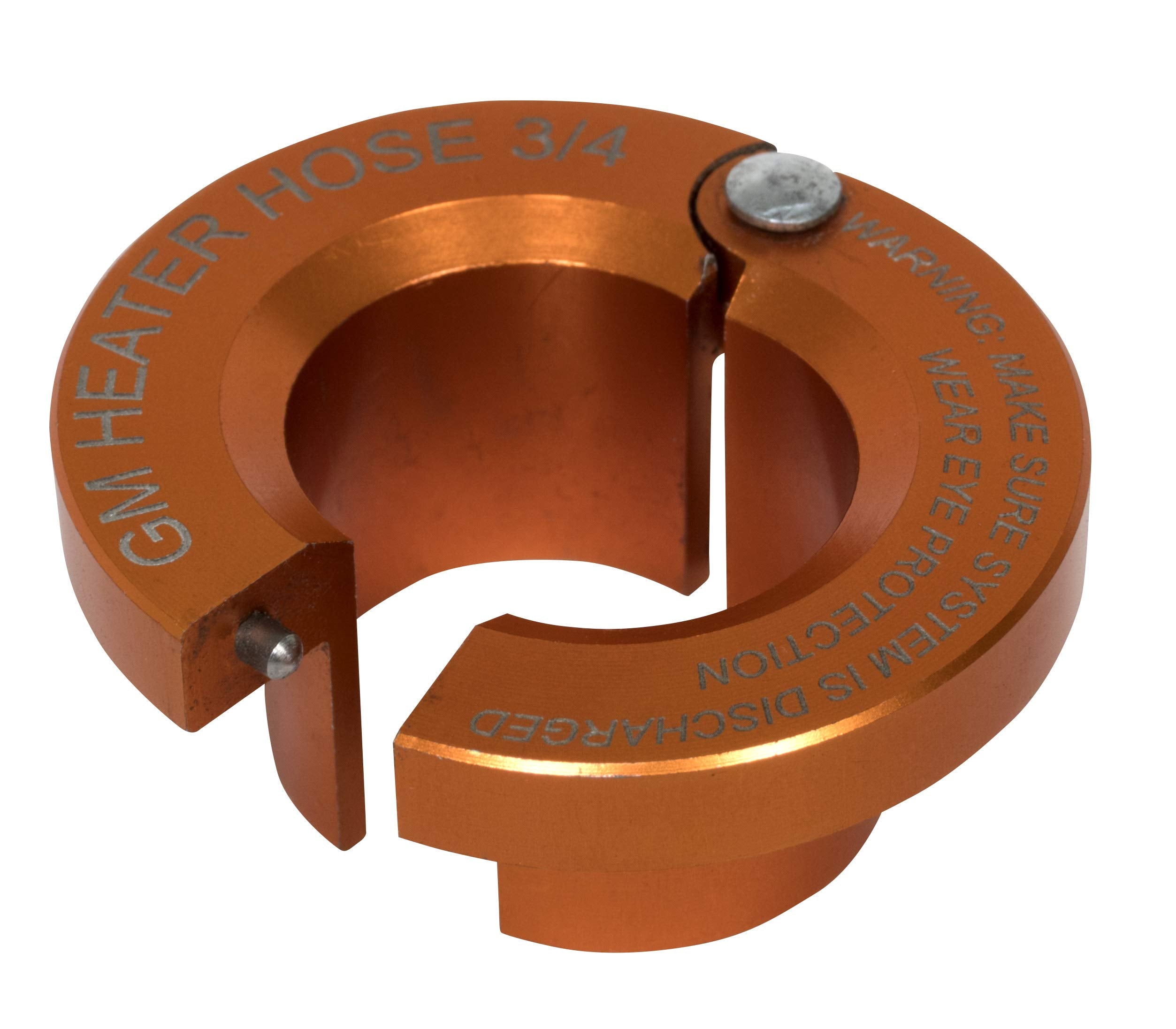 Lisle 39190 front view showing tool shape and 3/4" fit, quick connector release benefit