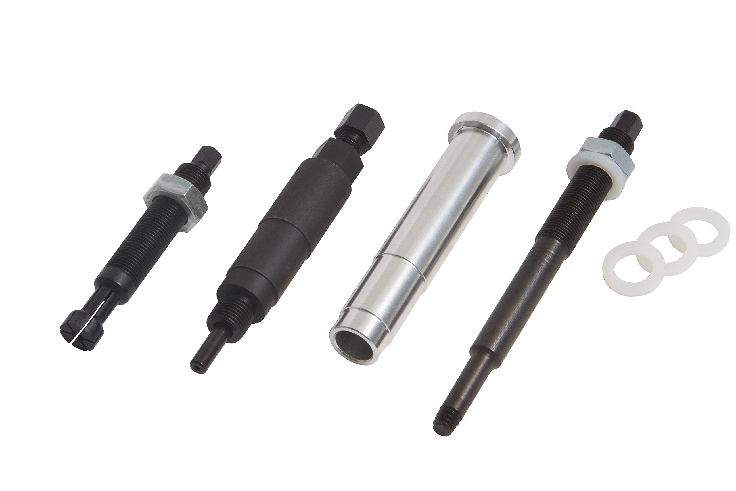 Lisle 65700 kit front view showing tools and case for safe broken plug removal
