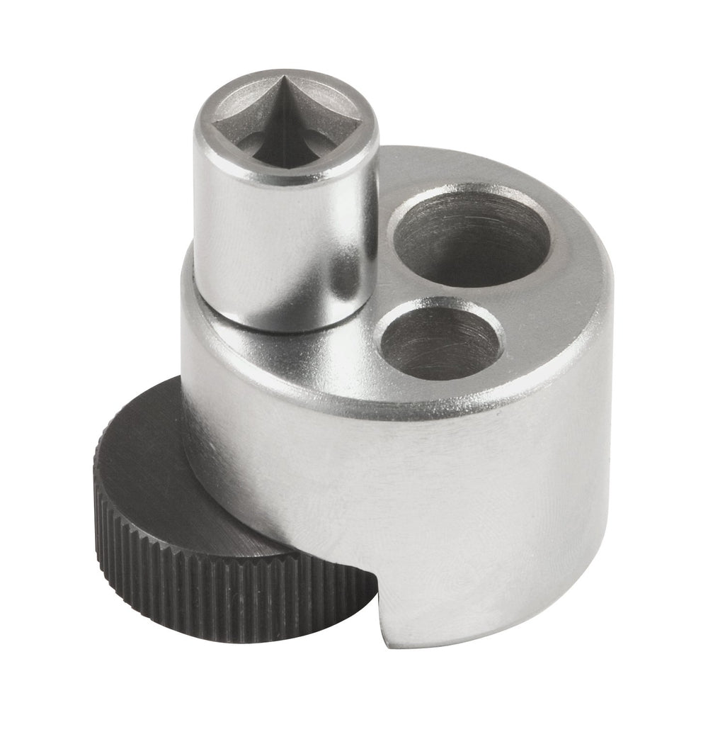 Lisle 71200 front view showing tool shape and drive opening, improving removal efficiency