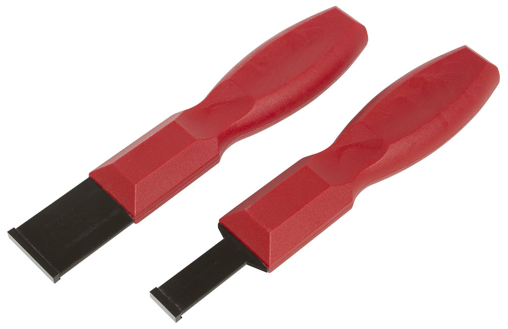 Lisle 81780 front packaging shows included 5/8 and 1-1/4 blades and handles for durable cleanup
