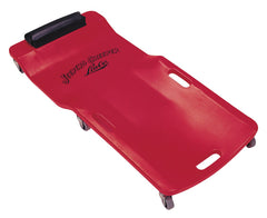 Lisle low profile creeper front view showing contoured body and red finish for comfort