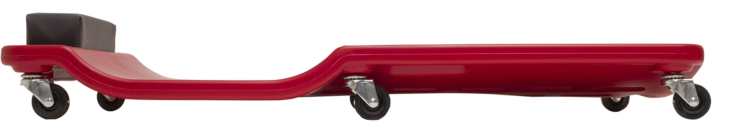 Lisle creeper urethane wheel close-up with steel bushing for smooth, quiet rolling
