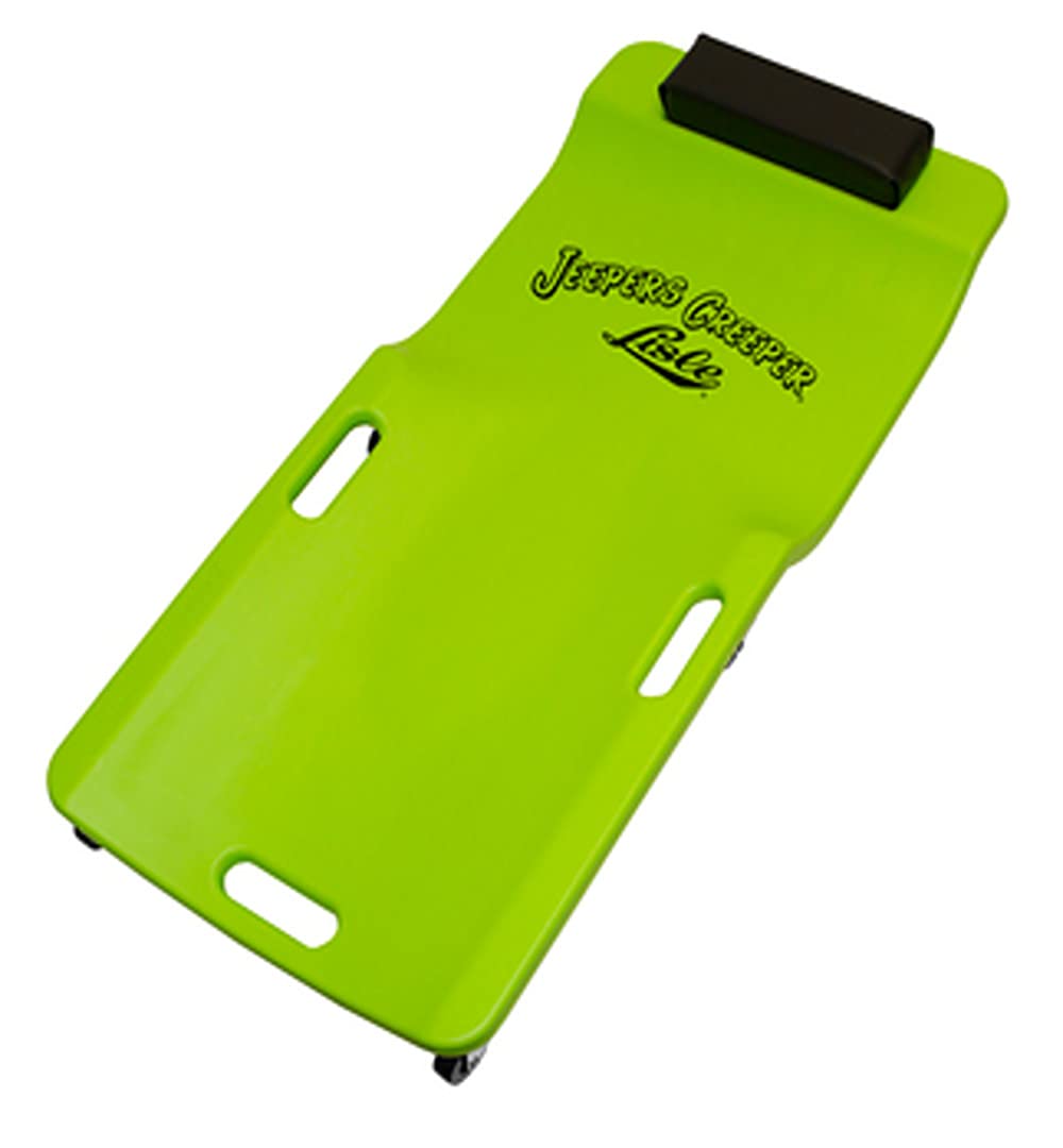 Lisle creeper front profile showing ergonomic shape and improved comfort