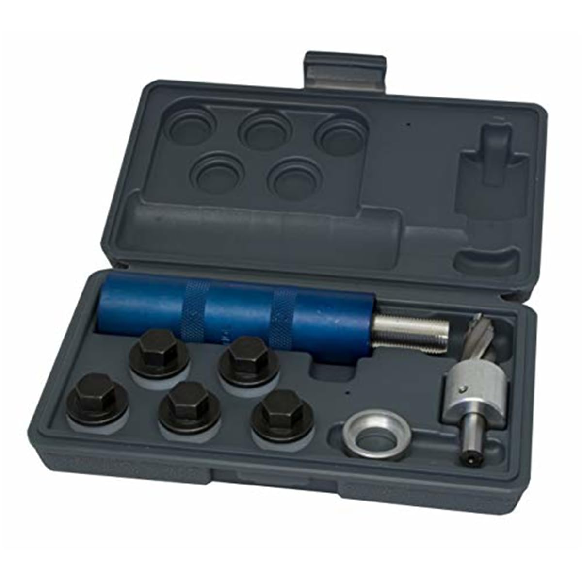 Lisle kit in use under vehicle demonstrating in-place rethreading benefit