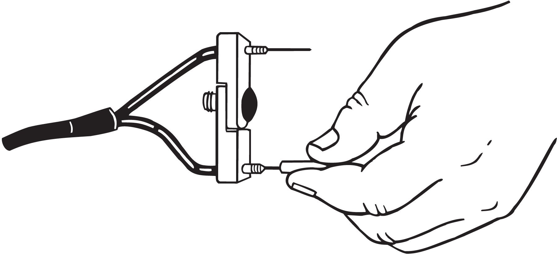 Lisle noid light in-use on dash allowing driver-seat visibility while cranking