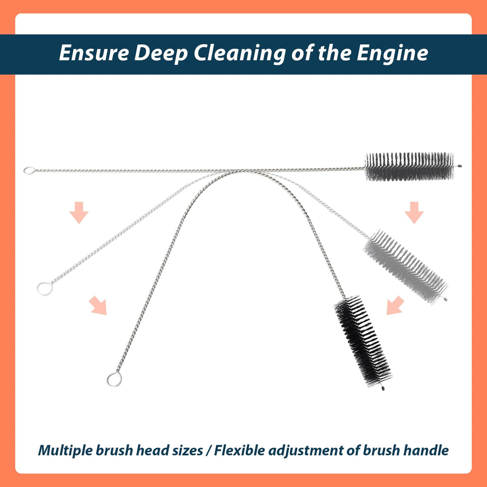 Lisnhlin brush being rinsed to show easy maintenance and reuse