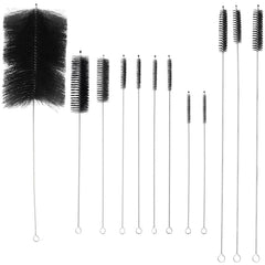 Lisnhlin front packaging showing full 12-piece brush set and organization benefit