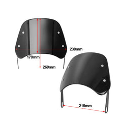 LisylineAuto side profile on cafe racer cuts airflow for improved rider comfort