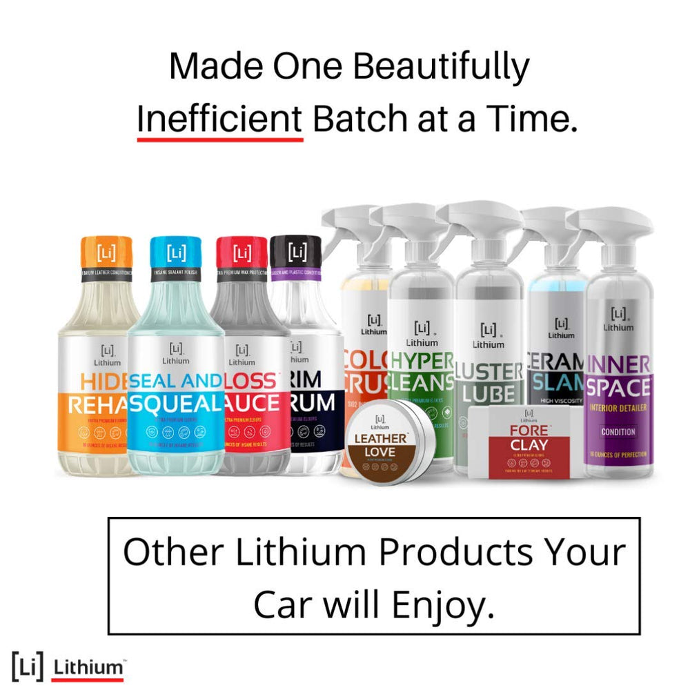 Lithium Auto Elixirs finished car parked outdoors illustrating showroom shine