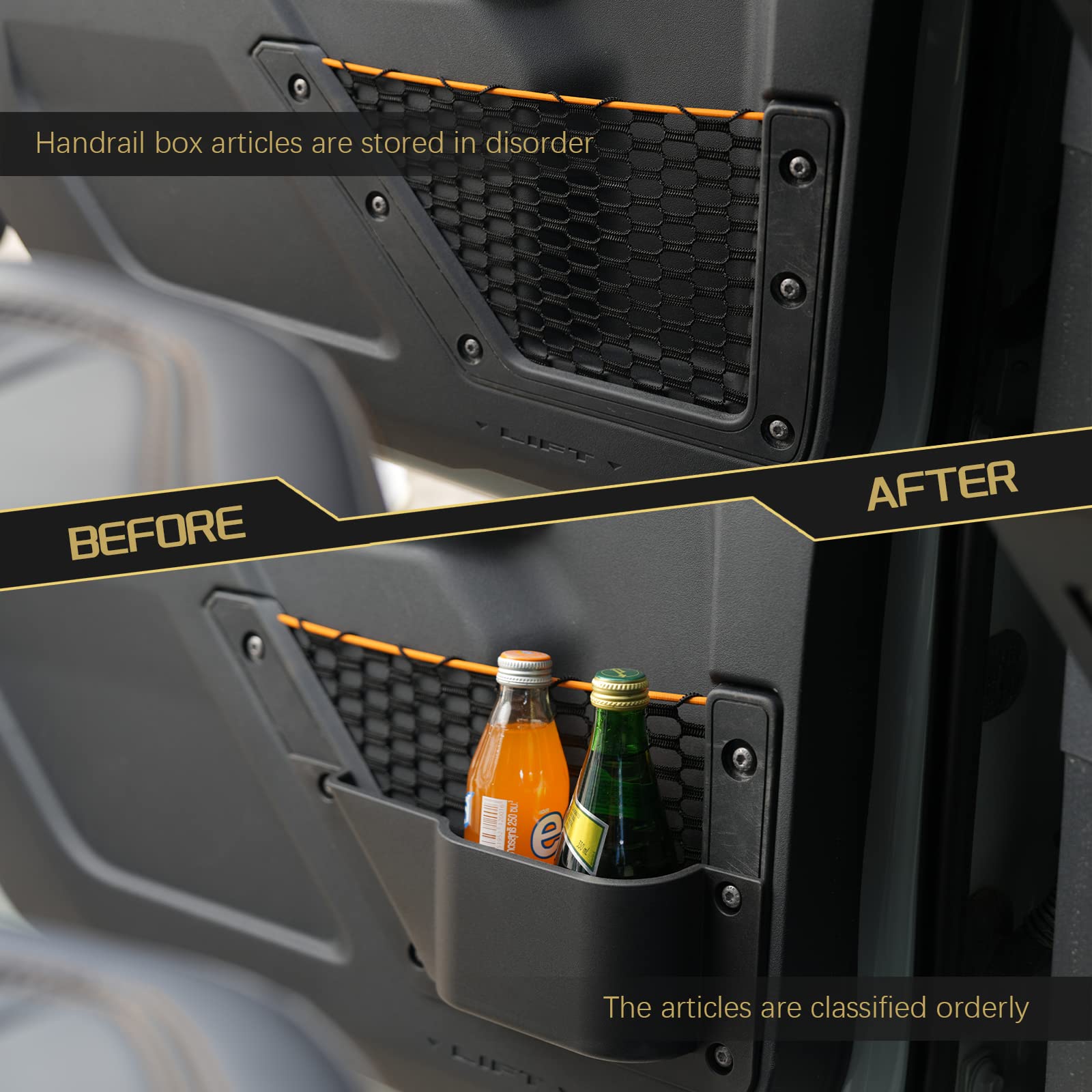 LitMiRaCle cup holder close-up displaying secure drink fit and spill reduction