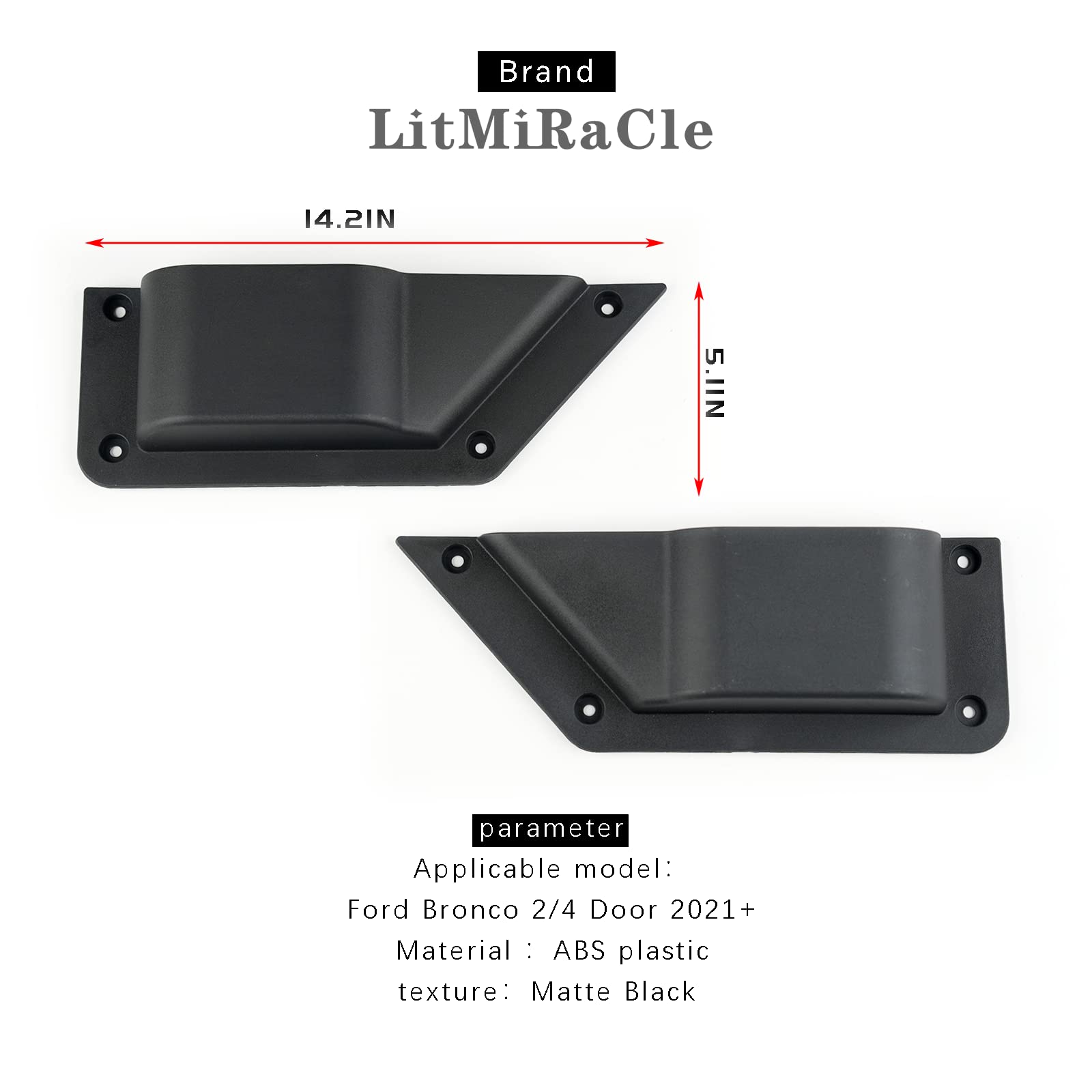 LitMiRaCle interior lifestyle shot in off-road Bronco showing organized cabin