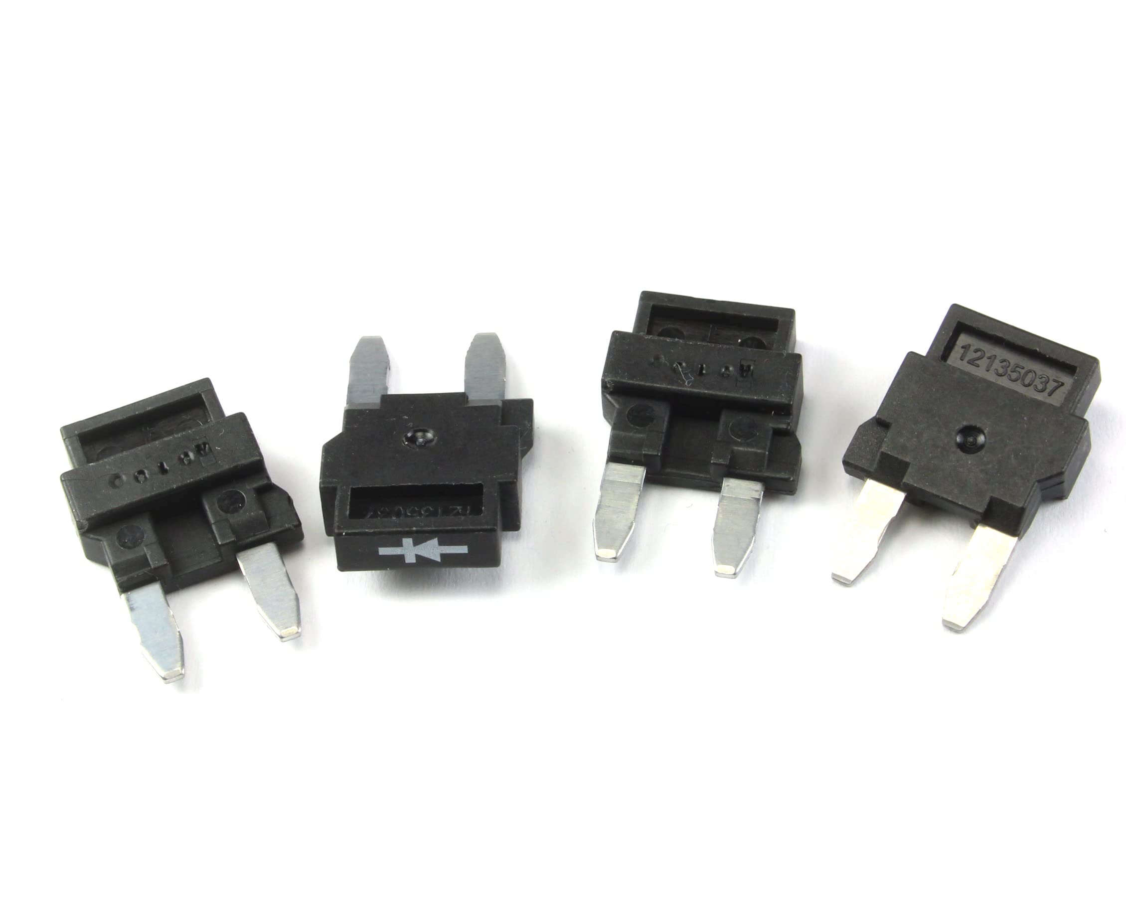 Littelfuse 02400104P close-up of diode fuse markings and contacts for reliable polarity protection
