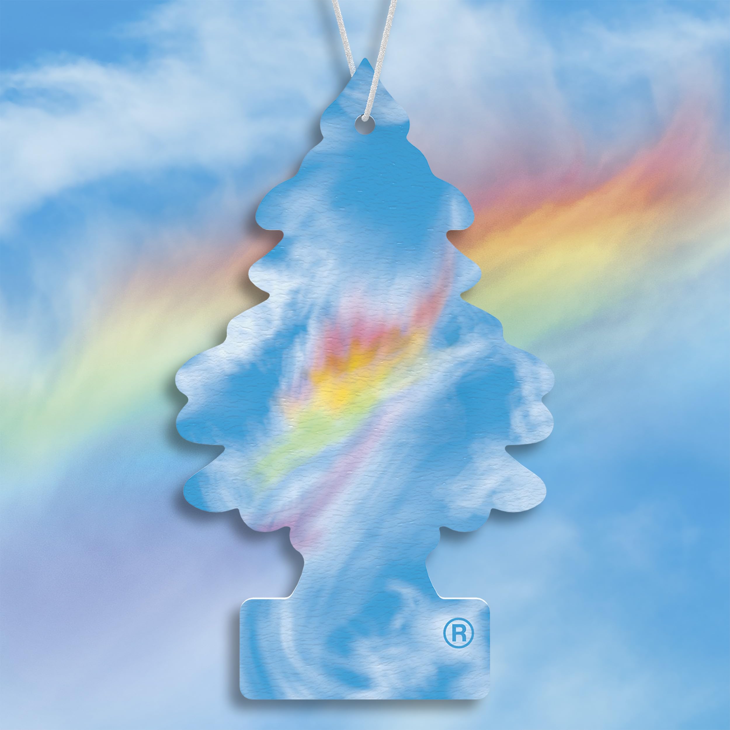 LITTLE TREES hanging Fire Rainbow tree in car delivering quick odor control