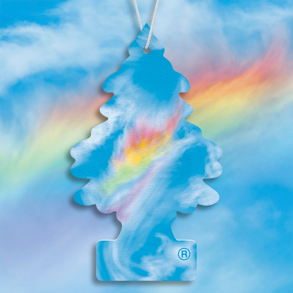 LITTLE TREES hanging Fire Rainbow tree in car delivering quick odor control