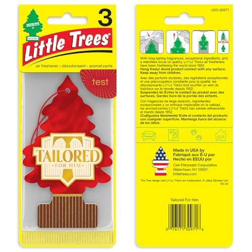 LITTLE TREES close-up of one tree freshener highlighting shape and scent appeal