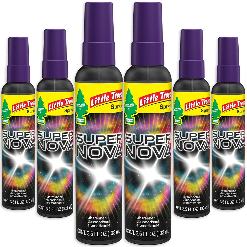 LITTLE TREES front packaging showing Supernova label and benefit