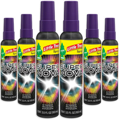 LITTLE TREES front packaging showing Supernova label and benefit