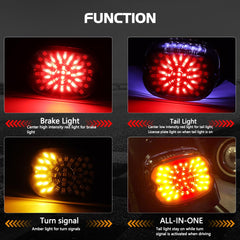 LIUJJYH close-up of SMD LEDs and smoked lens highlighting durable light output