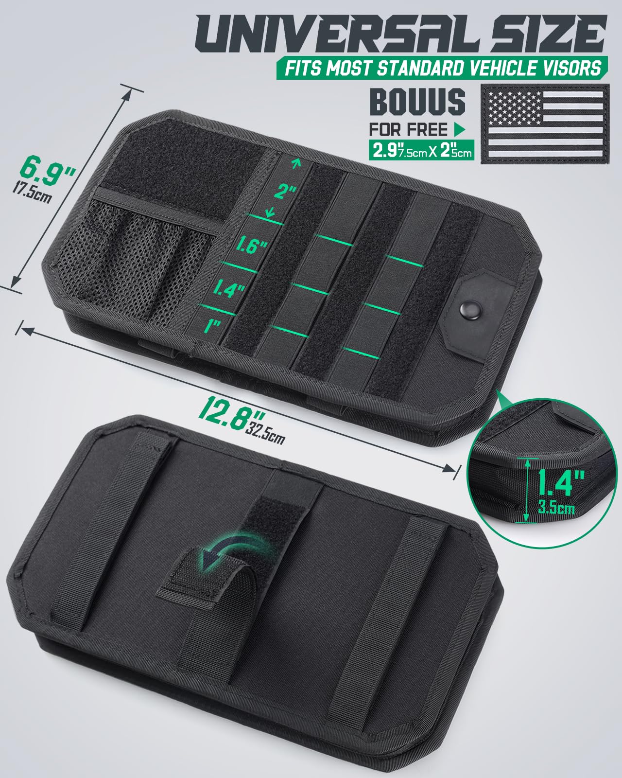 LIVANS close-up of 1000D fabric and reinforced stitching demonstrating durable build quality