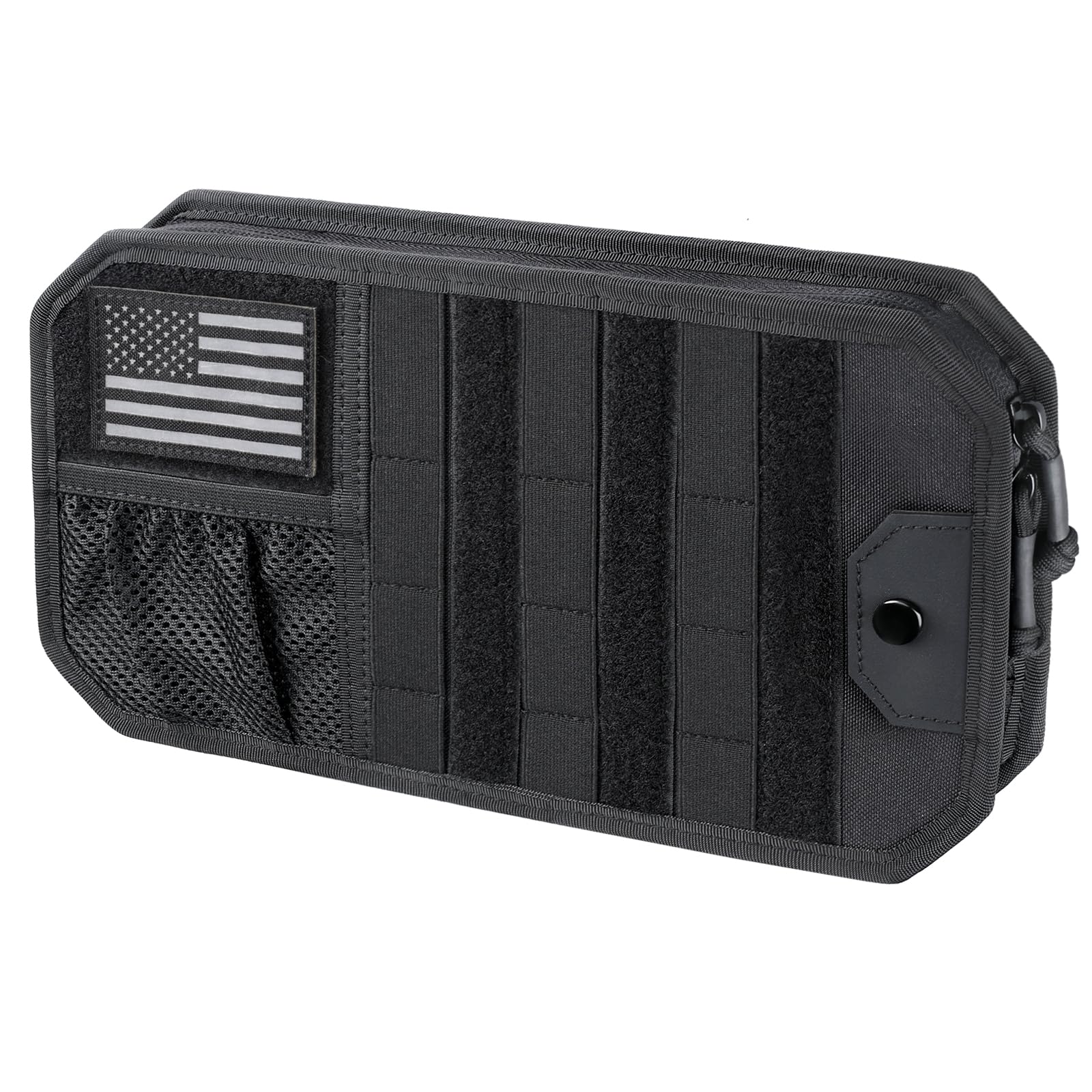 LIVANS front view showing organized pockets and compact profile for tidy cabin storage