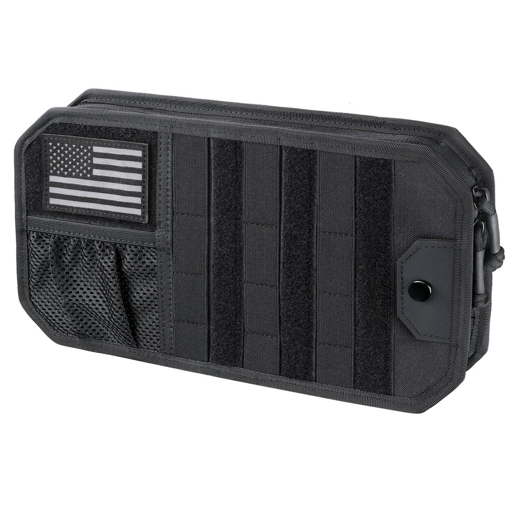 LIVANS front view showing organized pockets and compact profile for tidy cabin storage