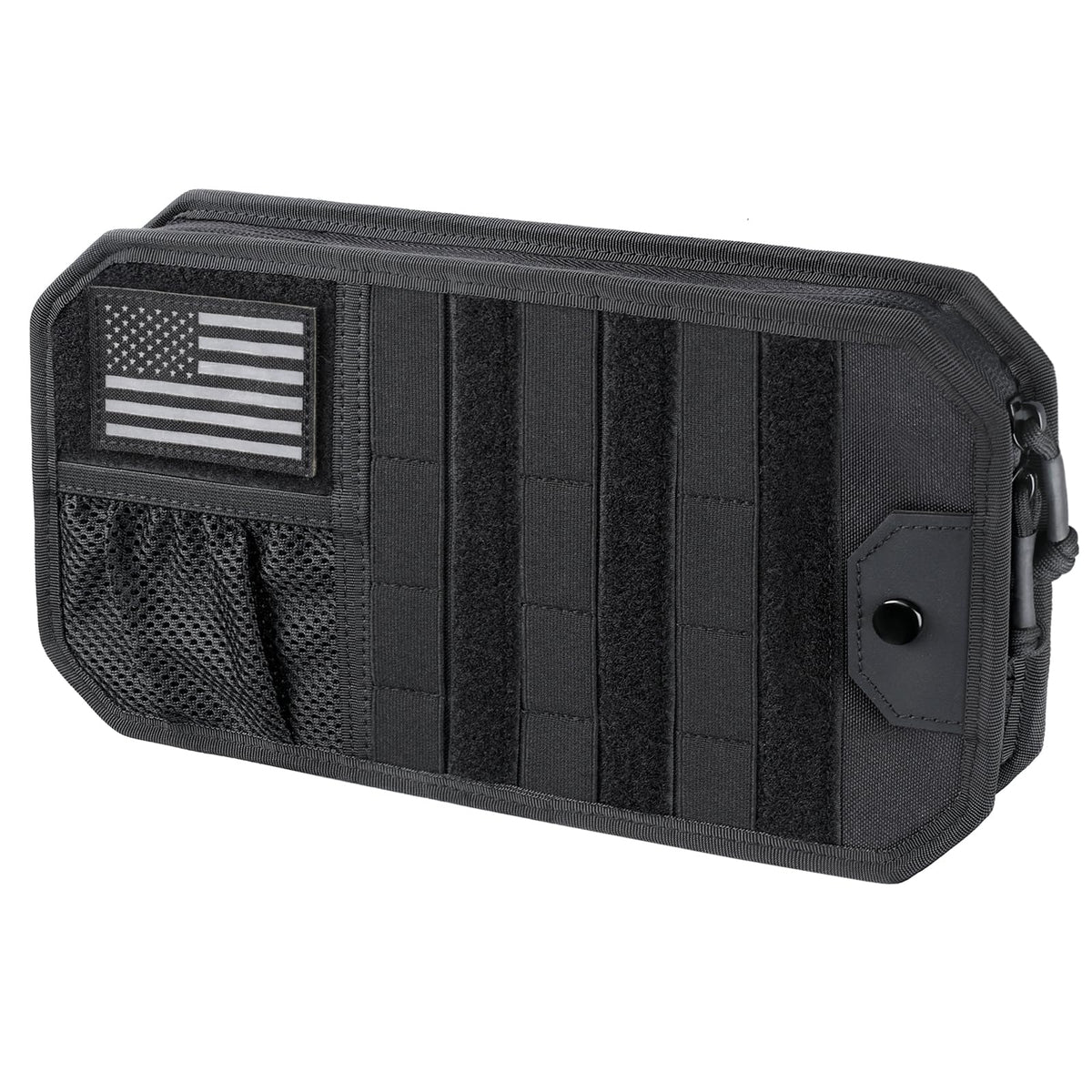 LIVANS front view showing organized pockets and compact profile for tidy cabin storage