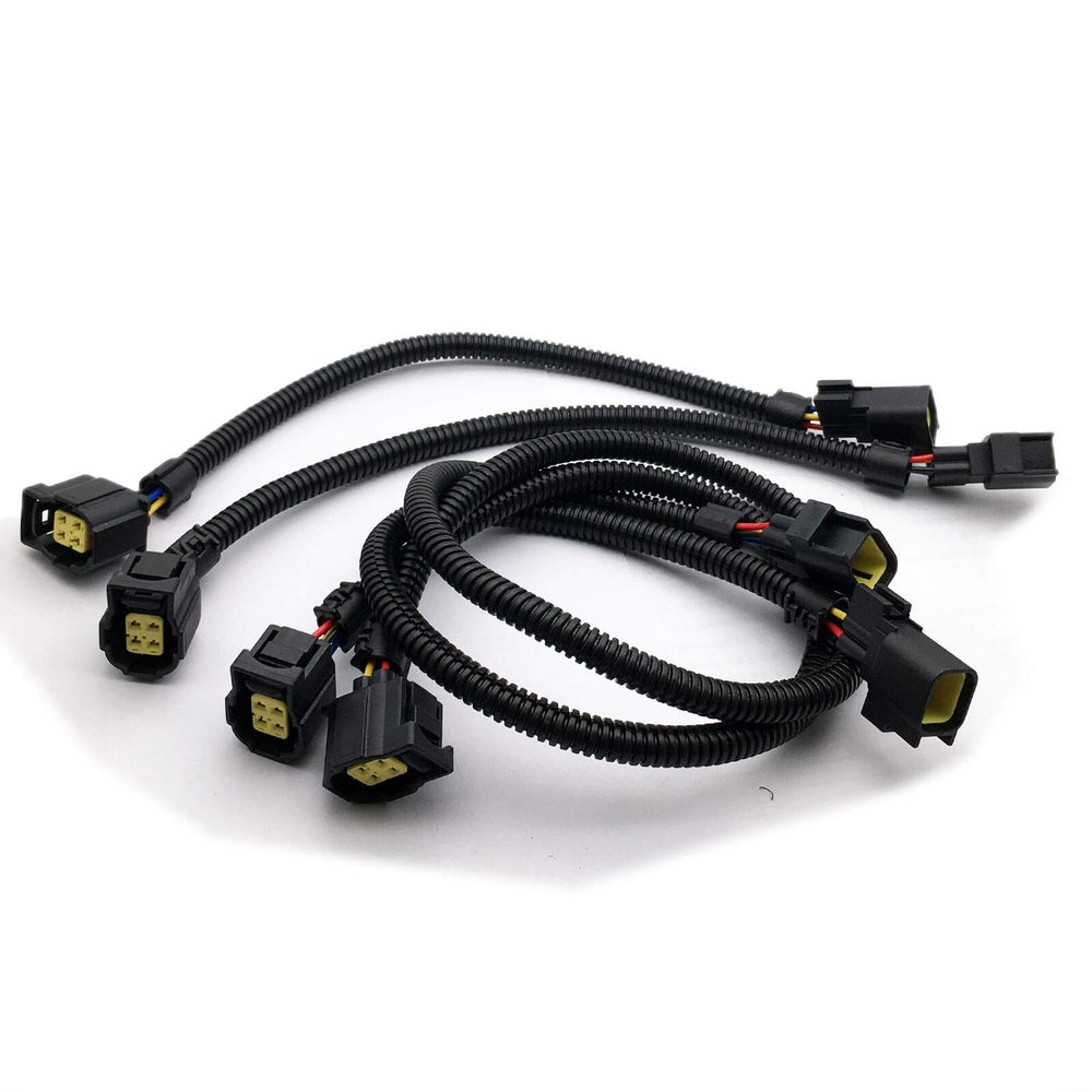 LIZAPUS harnesses displayed in a garage during installation for convenient DIY benefit
