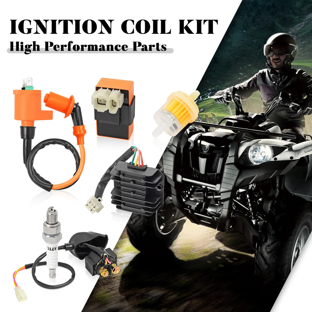 LK LEAPING KNIGHT ignition coil close-up showing solid construction and improved spark output