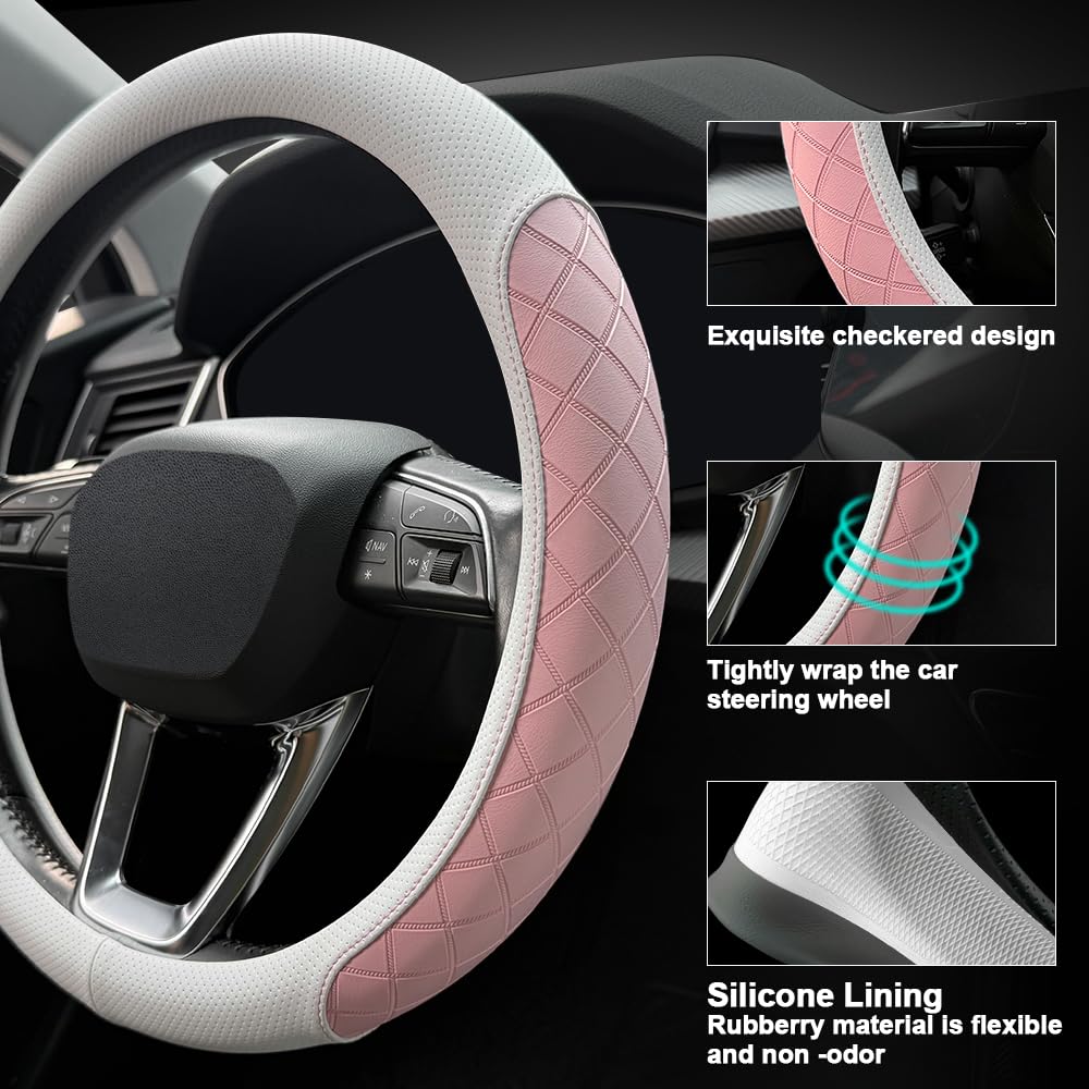 LKWLIKEI hands stretching cover onto wheel benefit: fast tool-free installation