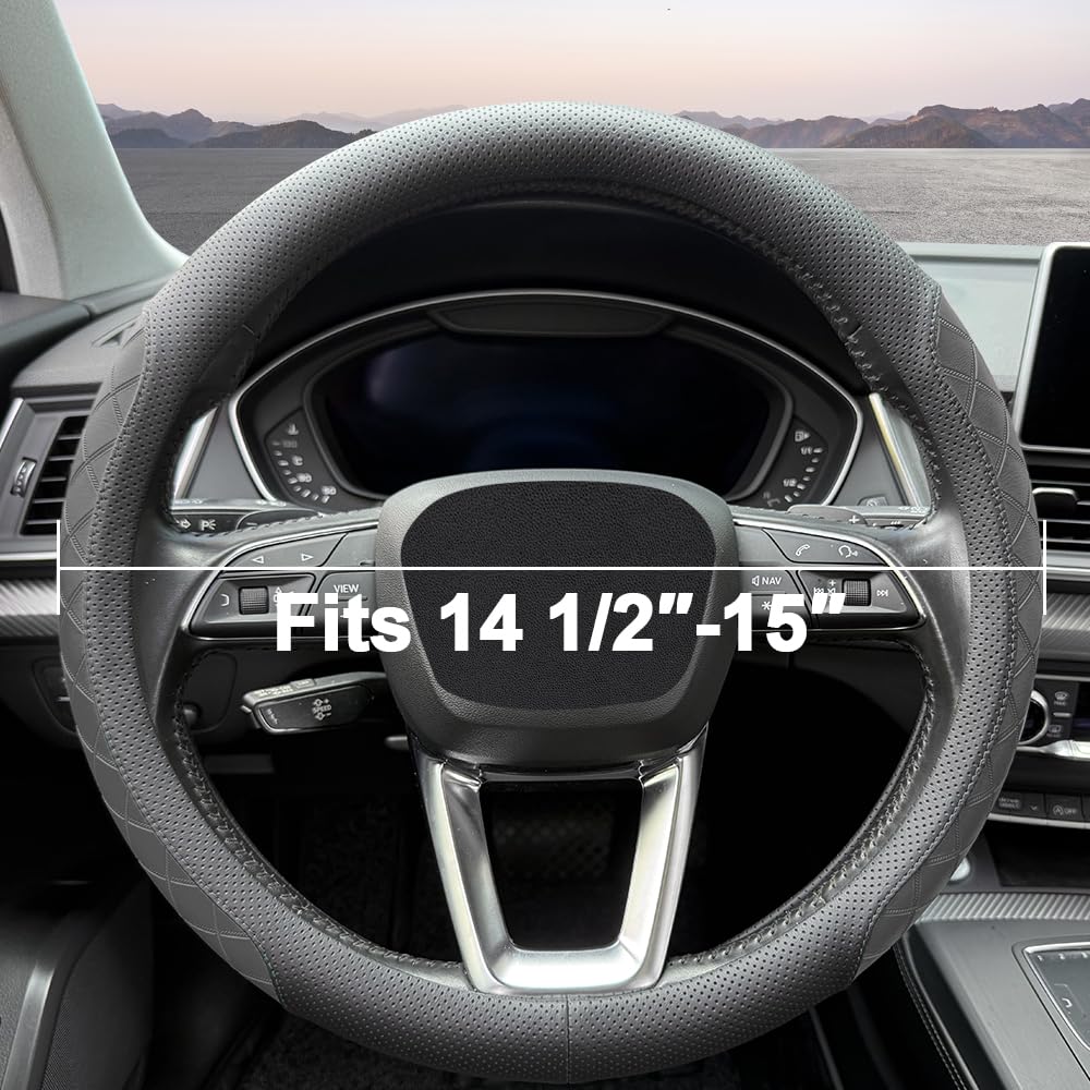 LKWLIKEI installed on steering wheel improving control and hand comfort