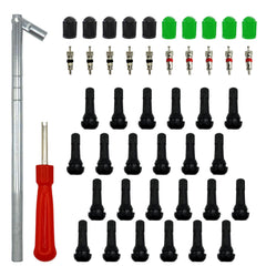 LLAUTOOLS front kit layout showing tools and stems for quick identification and portability